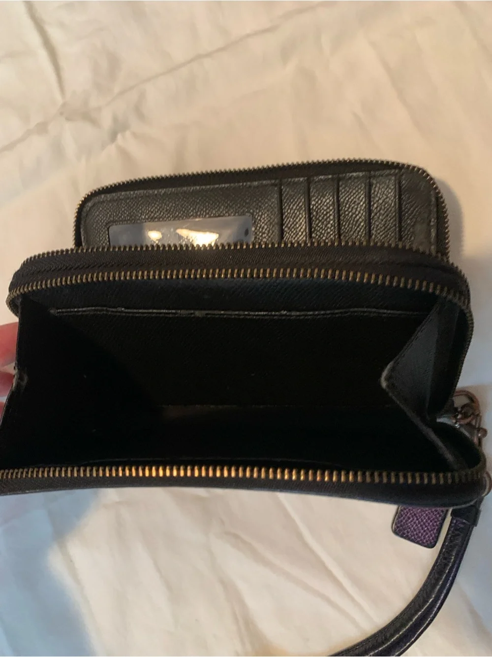 Coach wallet used